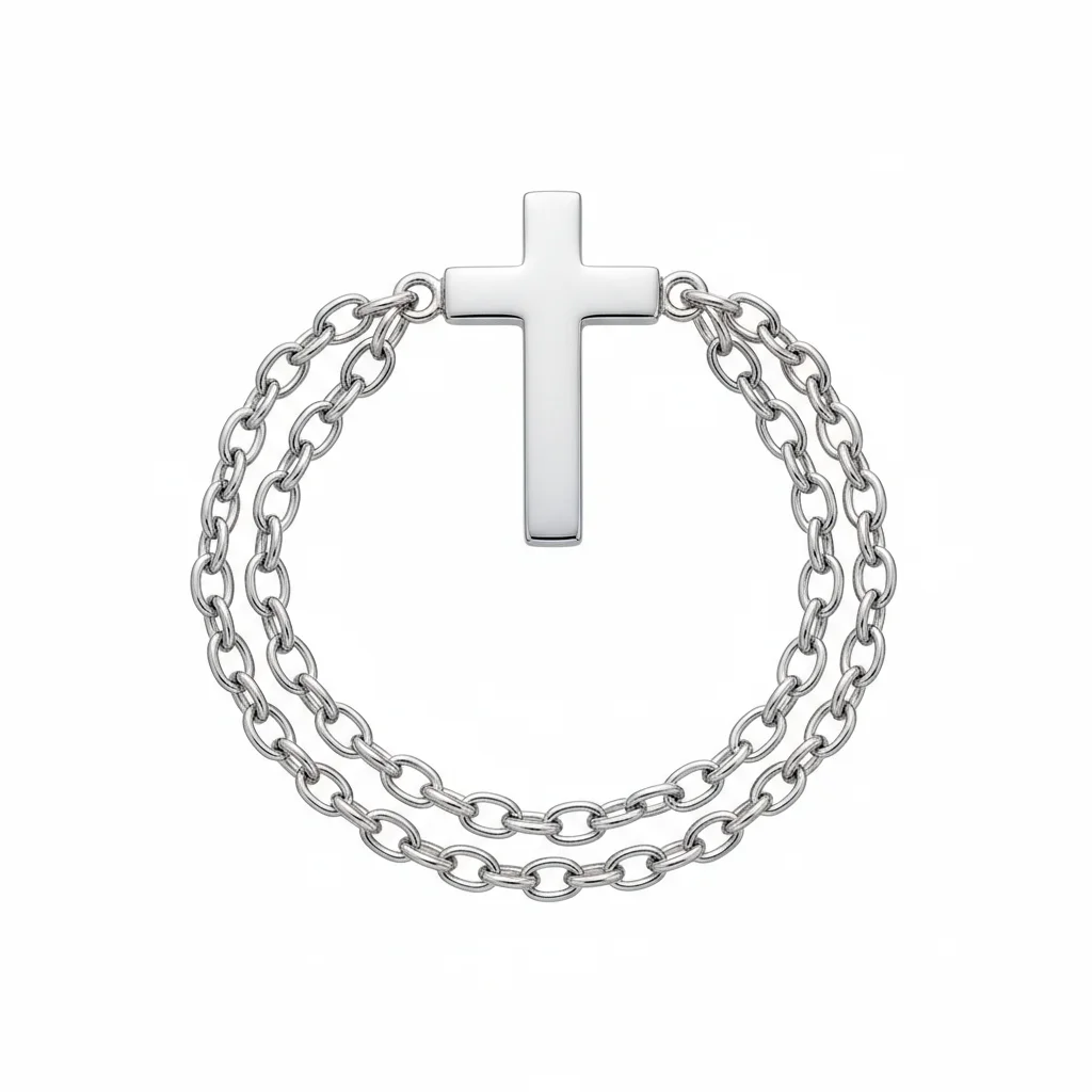 Divine Cross Charm Bracelet