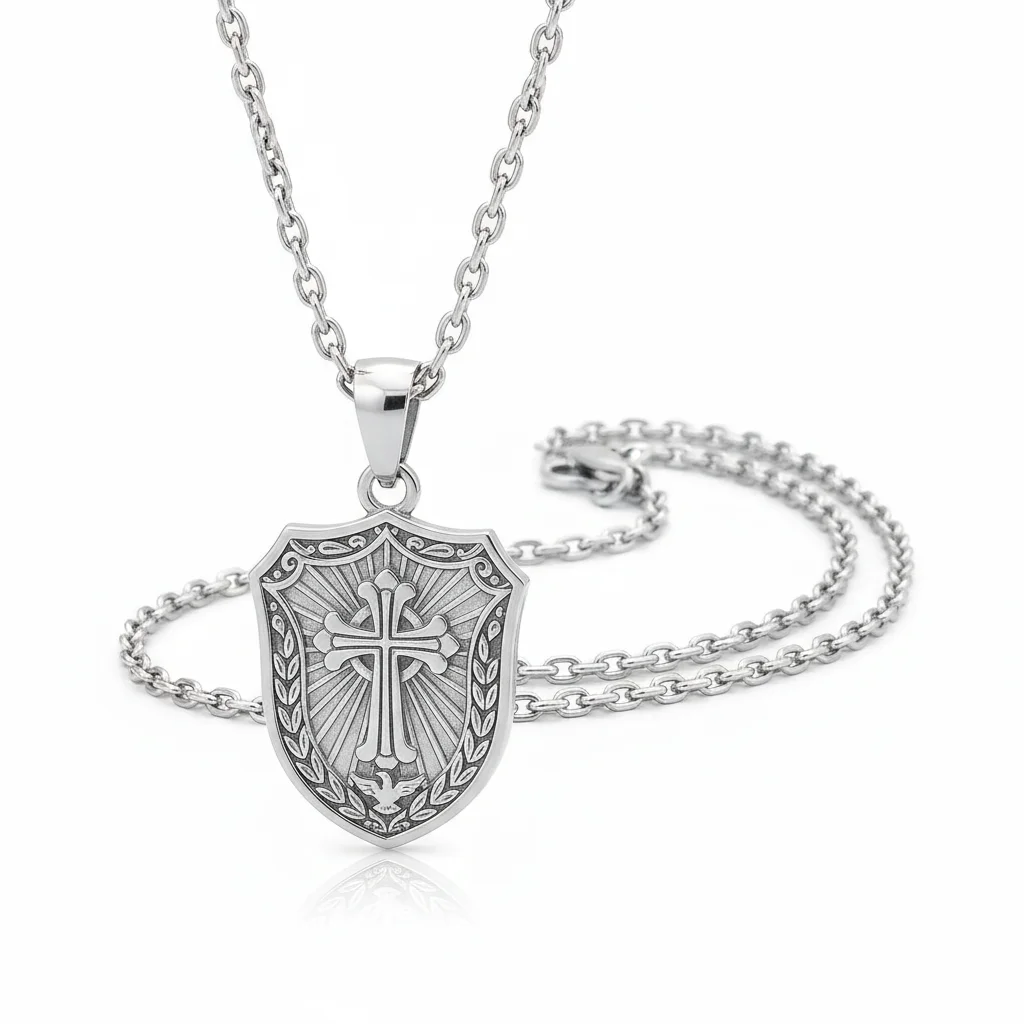 Holy Shield Pendant Necklace